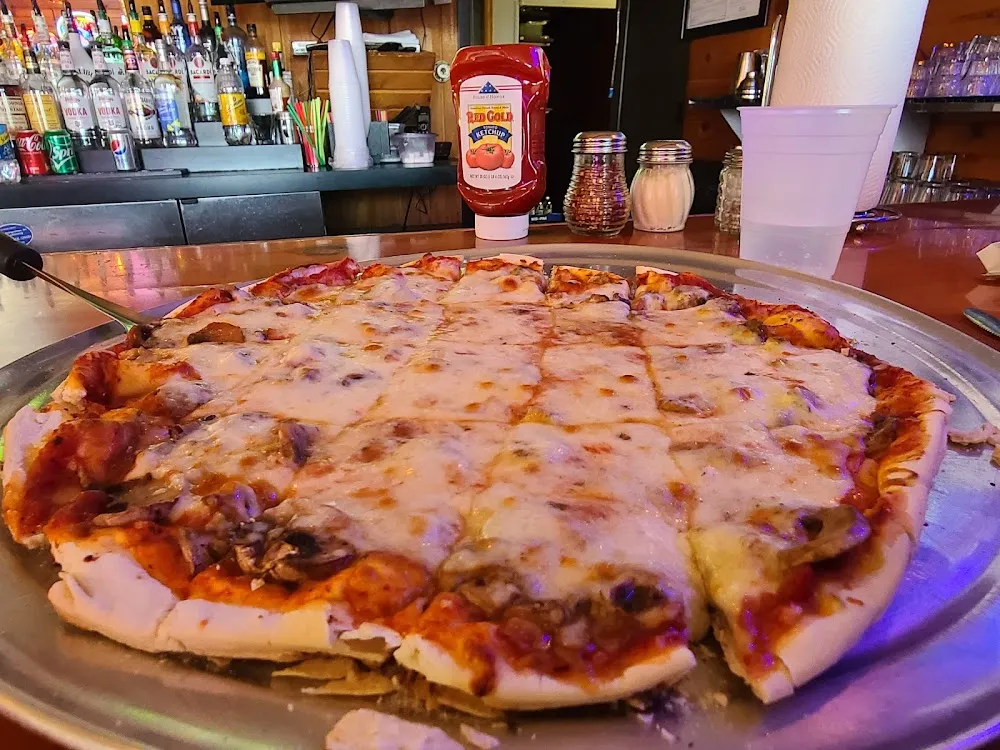 Cheese and Mushroom Pizza